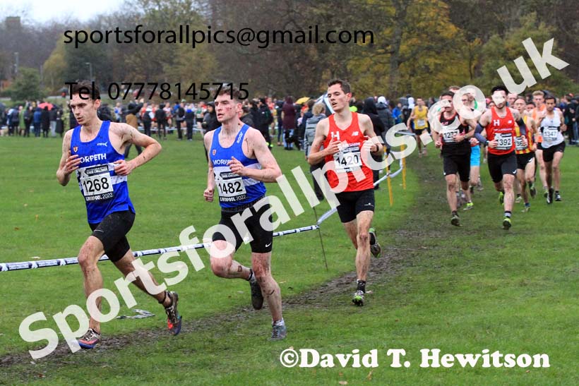 Senior Men and Under-23 Men, 2022 British Athletics Cross Challenge, Sefton Park, Liverpool.  Photo: David T. Hewitson/Sports for All Pics